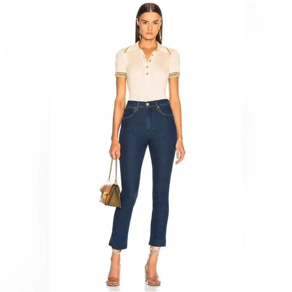 Rag & Bone Vintage Cigarette Jeans Broken Bloo Size 27 - Picture 1 of 14